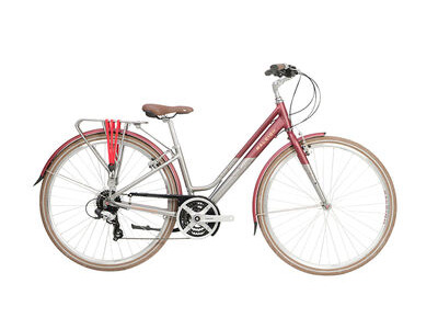Raleigh Pioneer Grand Tour Low Step Frame Burgundy/silver